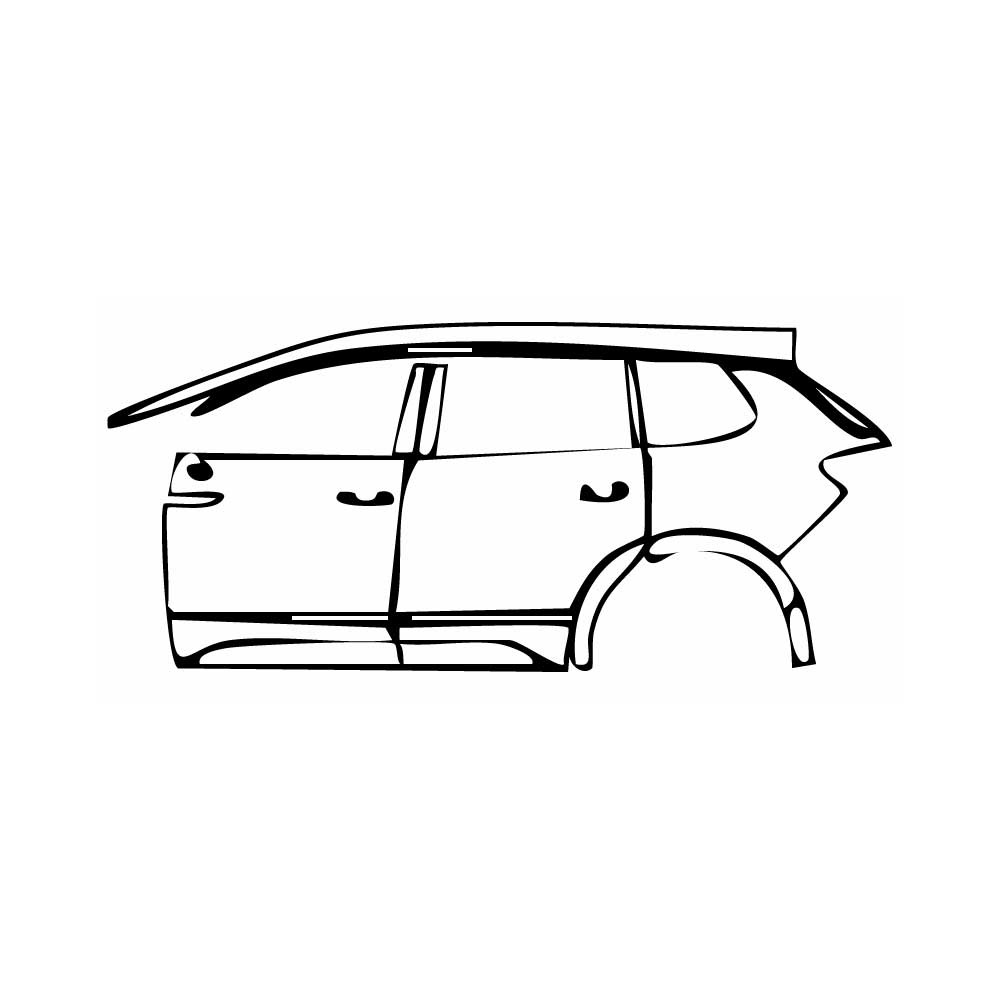 Voorgesneden PPF Volkswagen Talagon R-line 2025