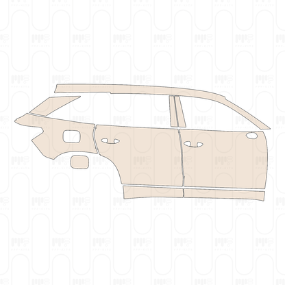 (right) Door+Side Skirt+Rear Fender