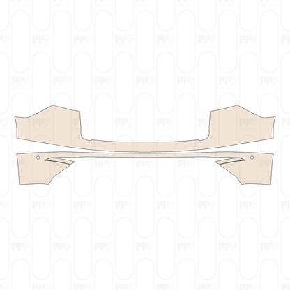 Rear Bumper with 2 PDC (Parking Sensors)