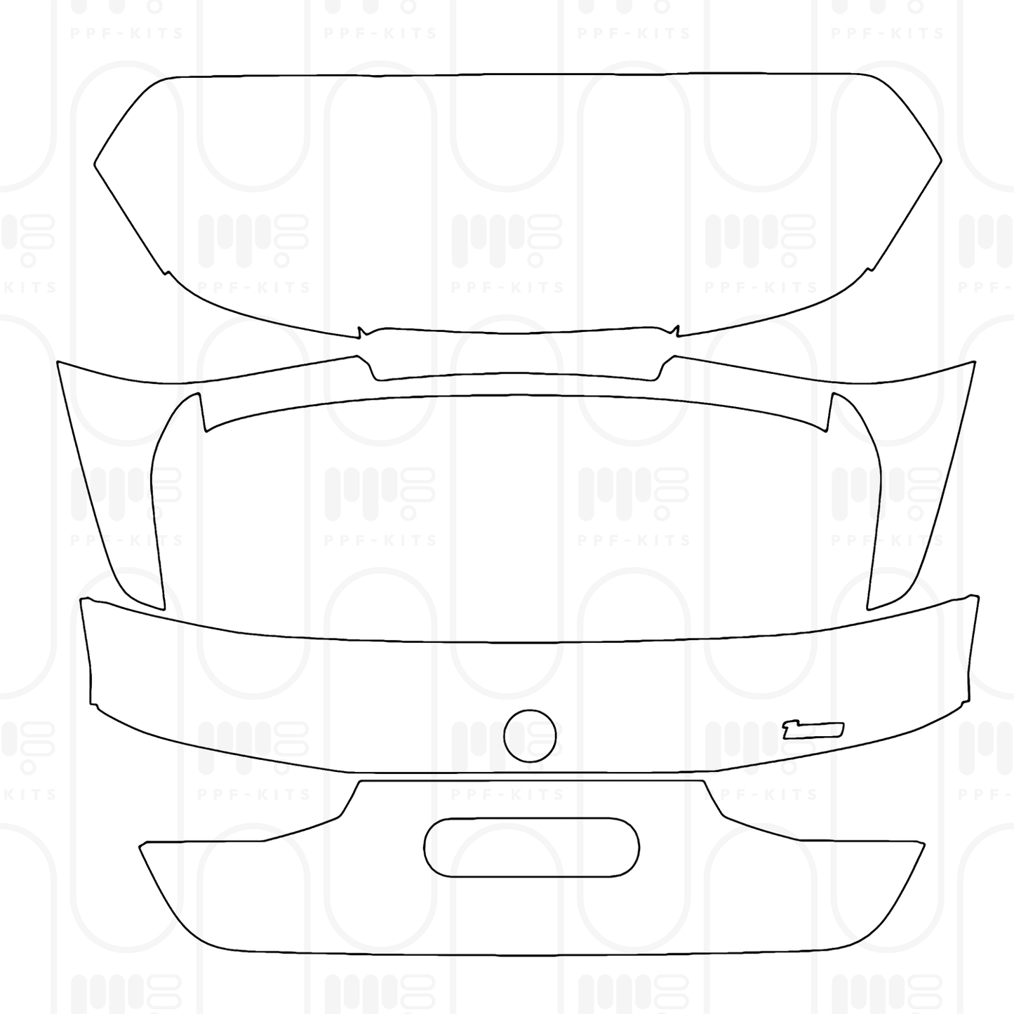 Pre-Cut PPF BMW 1 Series 5-door Sports Hatch M Sport 2025