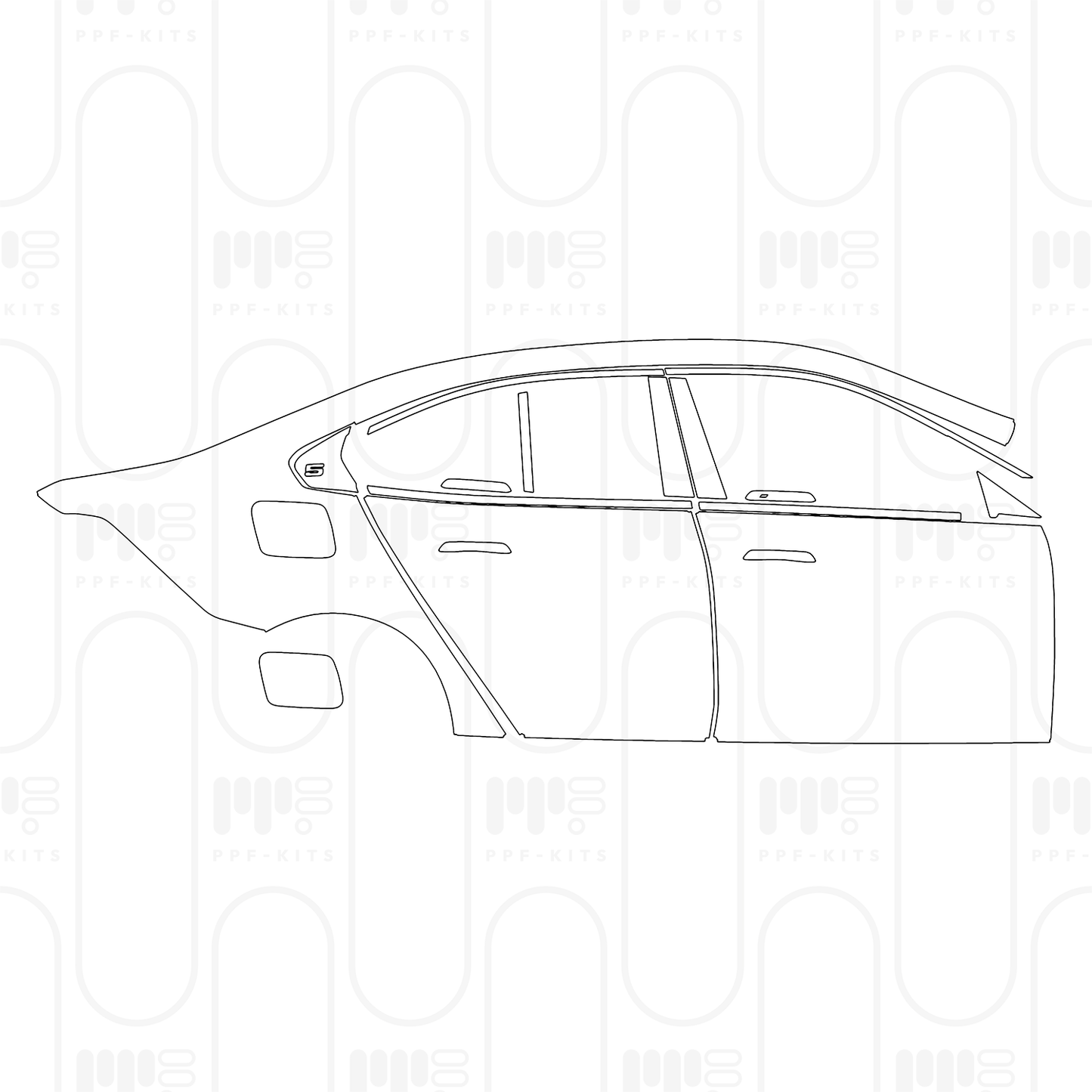 Voorgesneden PPF BMW i5 Saloon Standard Wheelbase Base 2025