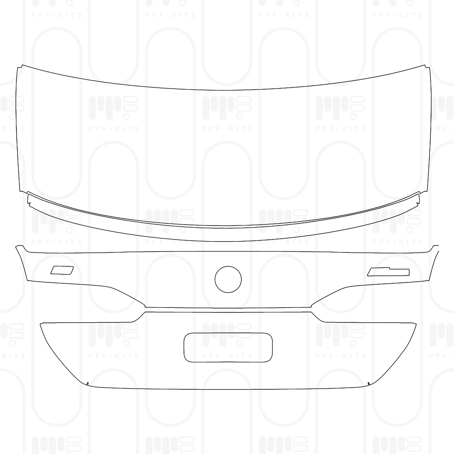 Voorgesneden PPF BMW i5 Saloon Standard Wheelbase M60i 2025