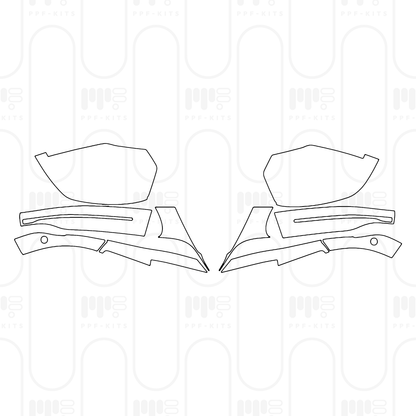 Voorgesneden PPF BMW i5 Saloon Standard Wheelbase M60i 2025