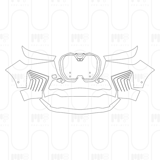 Voorgesneden PPF BMW iX Shadowline 2025