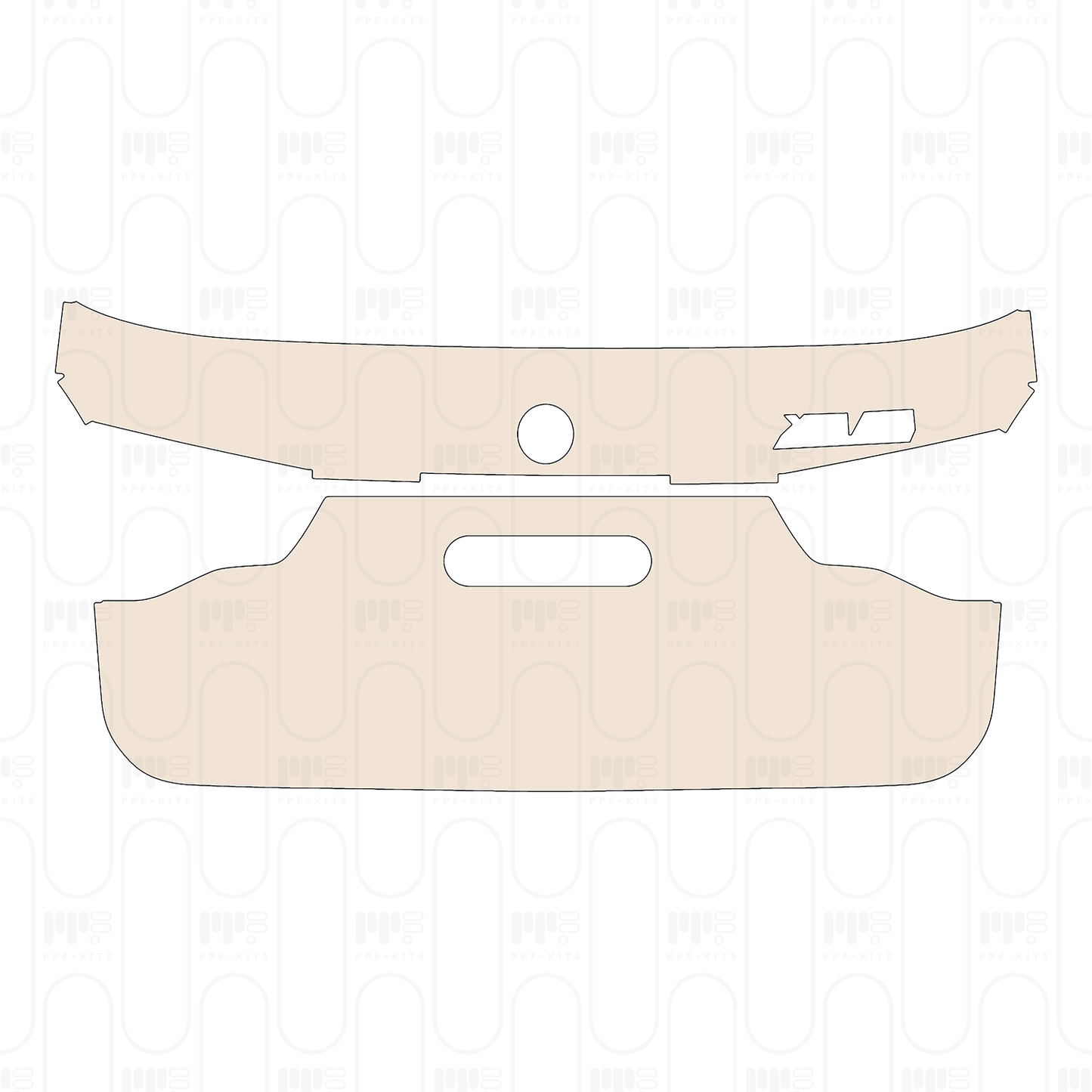 Trunk Lid with "X3M" Emblem