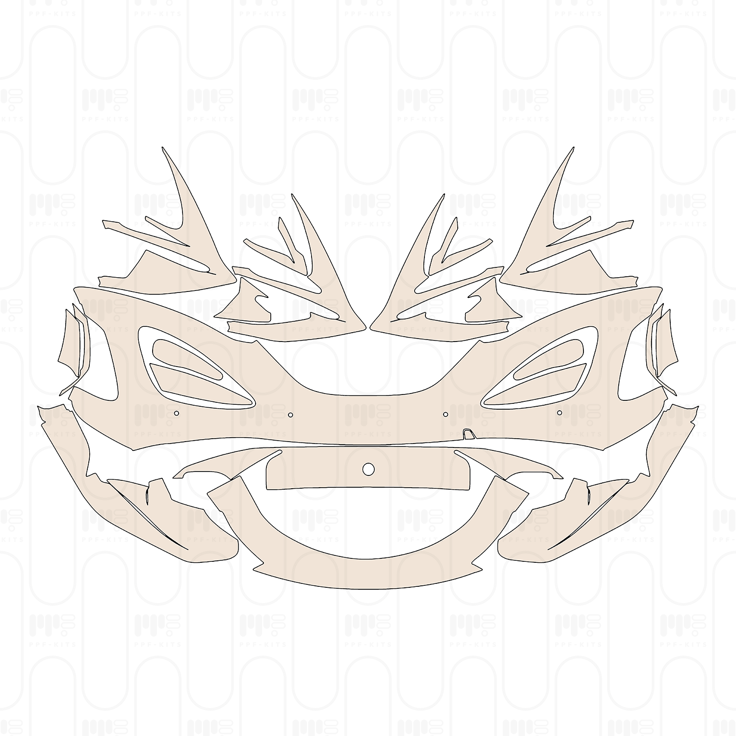 Bumper+Headlamp with Camera
