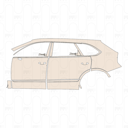 Voorgesneden PPF Bentley Bentayga Extended Wheelbase Base 2025
