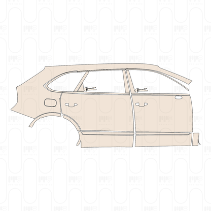 Voorgesneden PPF Bentley Bentayga Extended Wheelbase Base 2025