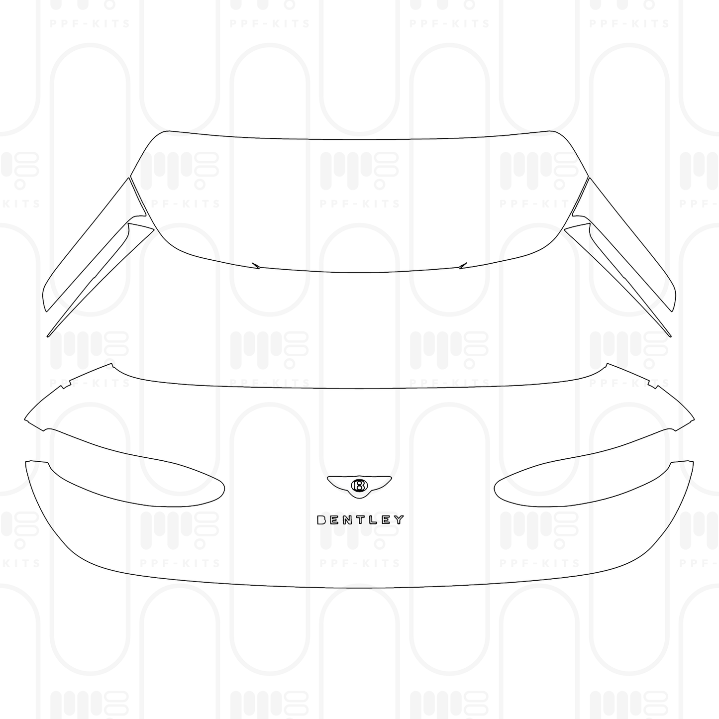 Pre-Cut PPF Bentley Bentayga Extended Wheelbase Base 2025