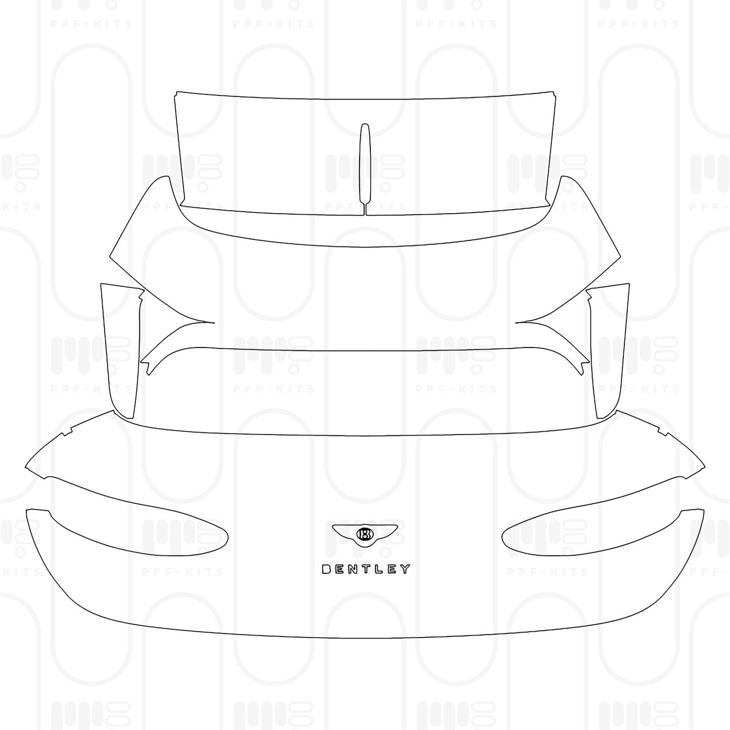 Pre-Cut PPF Bentley Bentayga Extended Wheelbase Base 2025