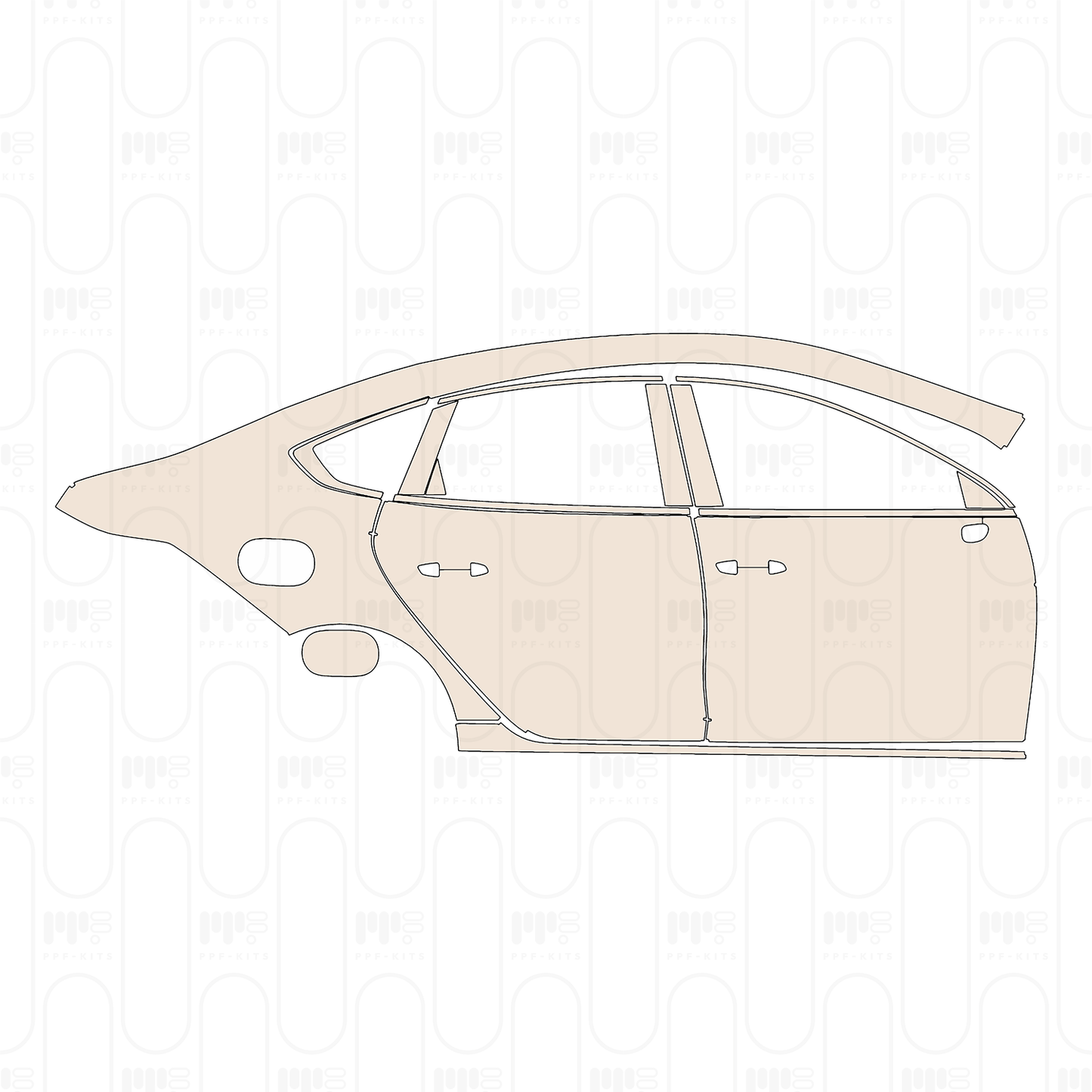Voorgesneden PPF BYD Seal 05 DM-i 2025