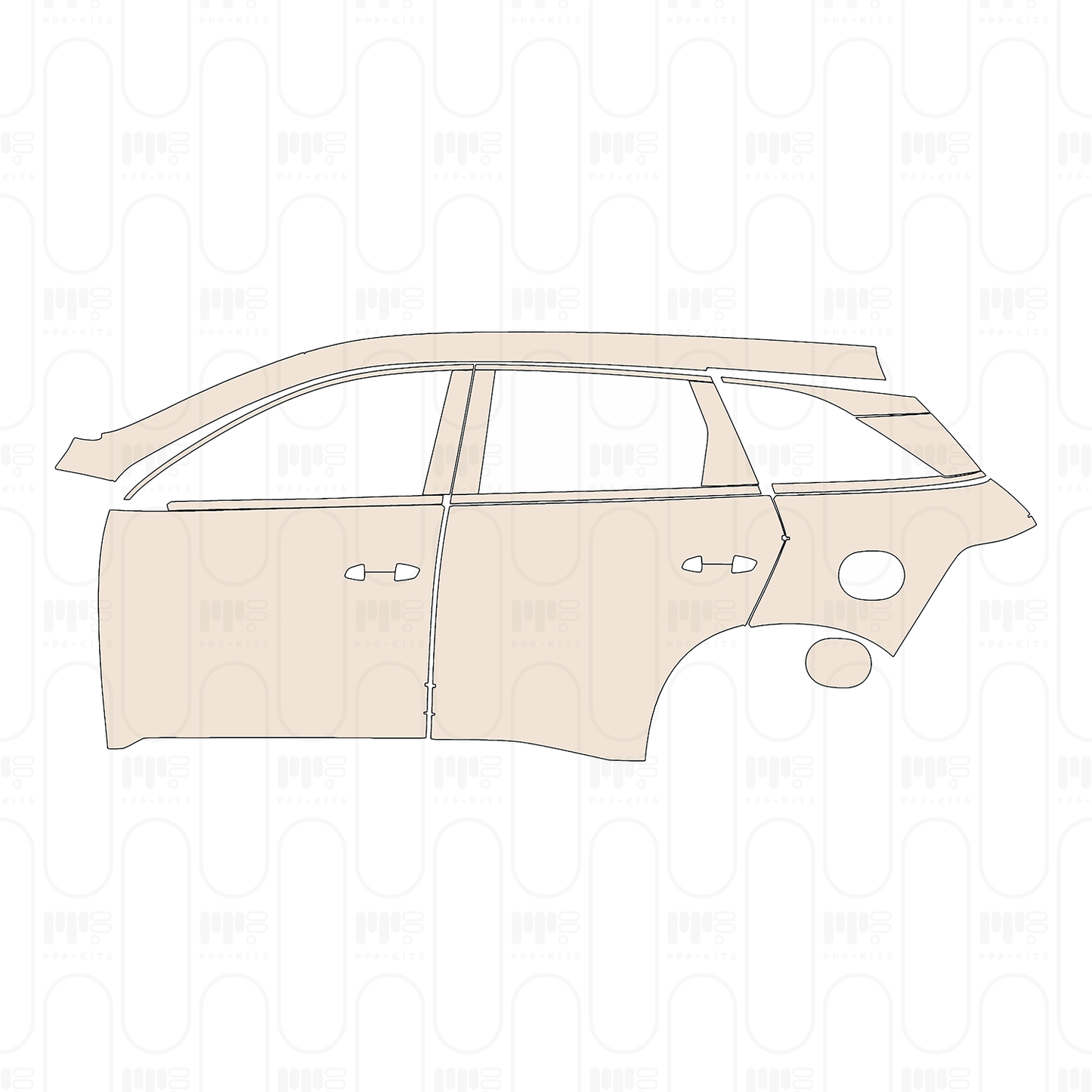 Voorgesneden PPF BYD Sealion 05 (CN) DM-i Intelligent driving version 2025