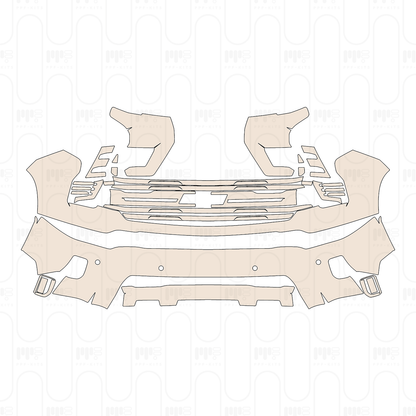 Voorgesneden PPF Chevrolet Silverado HD 2500 HD LTZ 2025