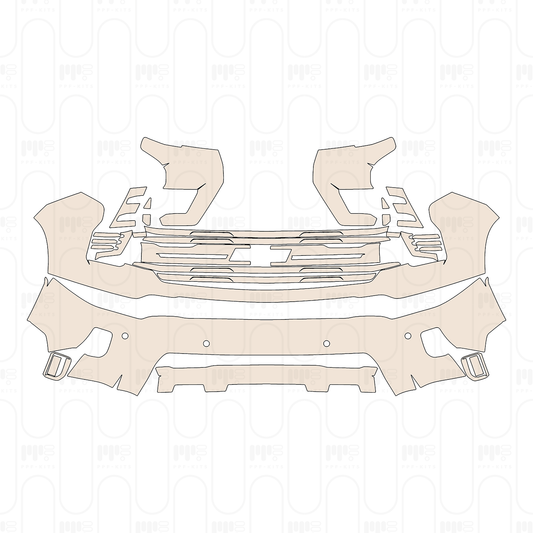 Voorgesneden PPF Chevrolet Silverado HD 2500 HD LTZ 2025