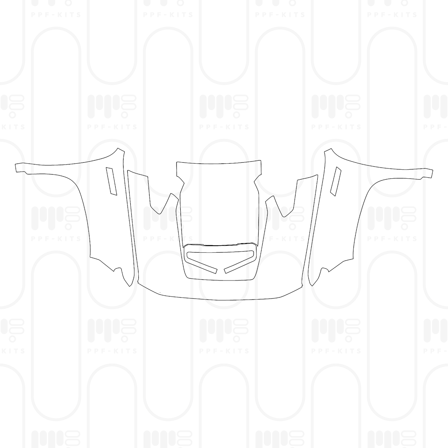 Voorgesneden PPF Chevrolet Silverado HD 2500 HD LT 2025