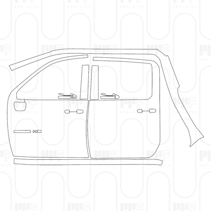 Voorgesneden PPF Chevrolet Silverado HD 2500 HD LT 2025