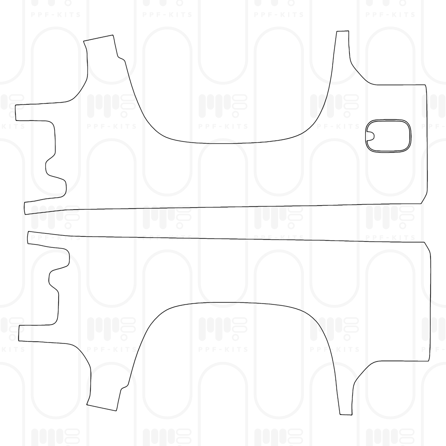 Voorgesneden PPF Chevrolet Silverado HD 2500 HD LT 2025