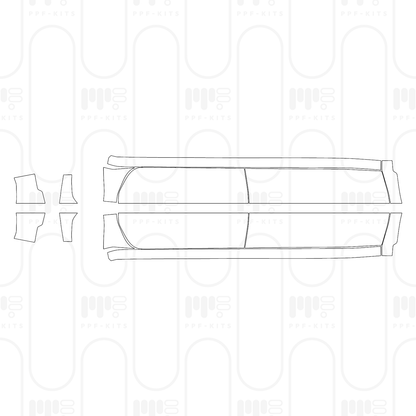 Voorgesneden PPF Chevrolet Silverado HD 2500 HD LT 2025