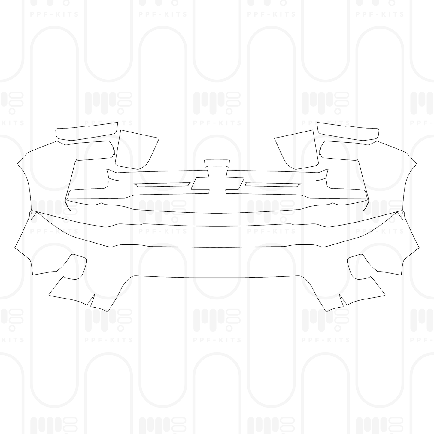 Voorgesneden PPF Chevrolet Silverado HD 2500 HD LT 2025