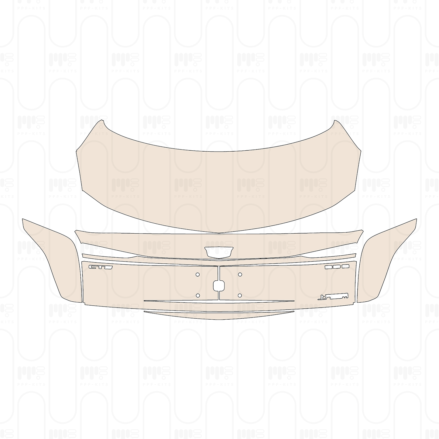 Voorgesneden PPF Cadillac CT6 2025