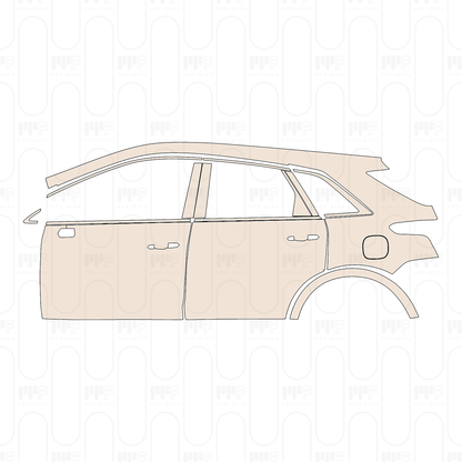 Voorgesneden PPF Cadillac XT5 (US) 2026
