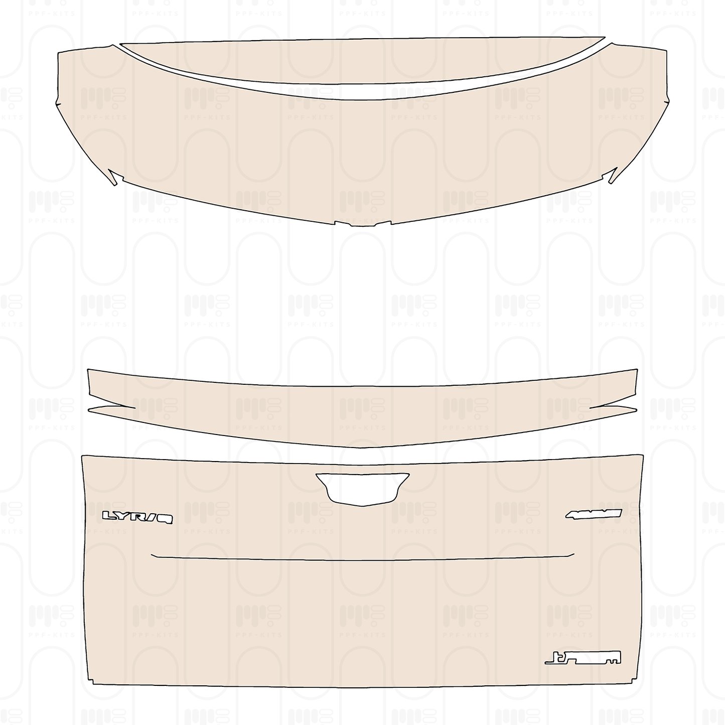 Voorgesneden PPF Cadillac LYRIQ 2025