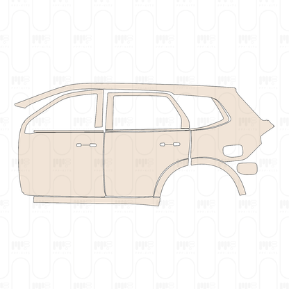 Voorgesneden PPF Ford Everest Wildtrak 2025