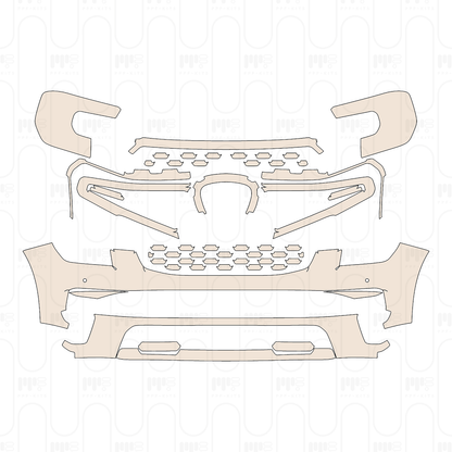 Voorgesneden PPF Ford Everest Sport 2025