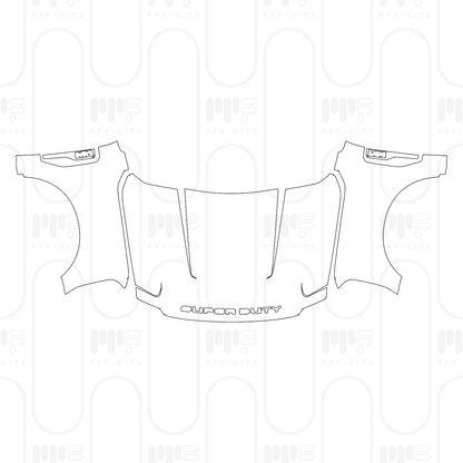 Voorgesneden PPF Ford Super Duty F-250 Crew Cab XLT 2025