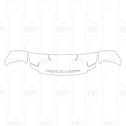 Voorgesneden PPF Ford Super Duty F-250 Crew Cab XLT 2025