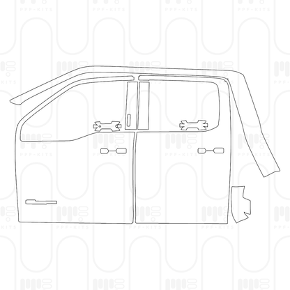 Voorgesneden PPF Ford Super Duty F-250 Crew Cab XLT 2025