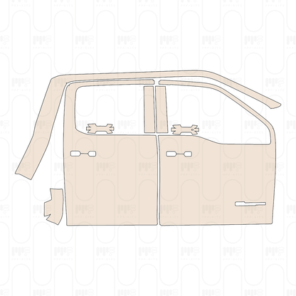 Voorgesneden PPF Ford Super Duty F-450 XL 2025