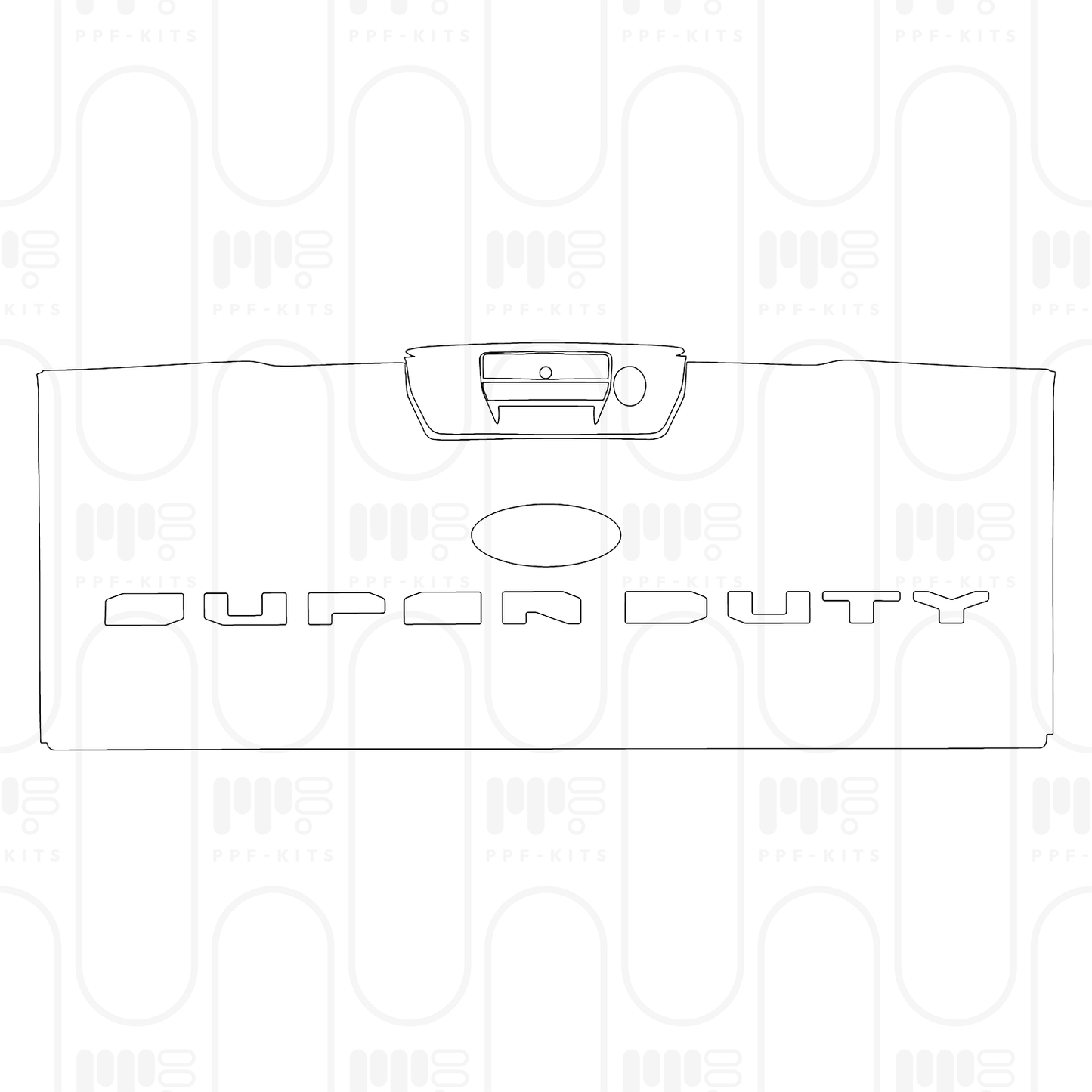 Voorgesneden PPF Ford Super Duty F-250 Crew Cab XLT 2025