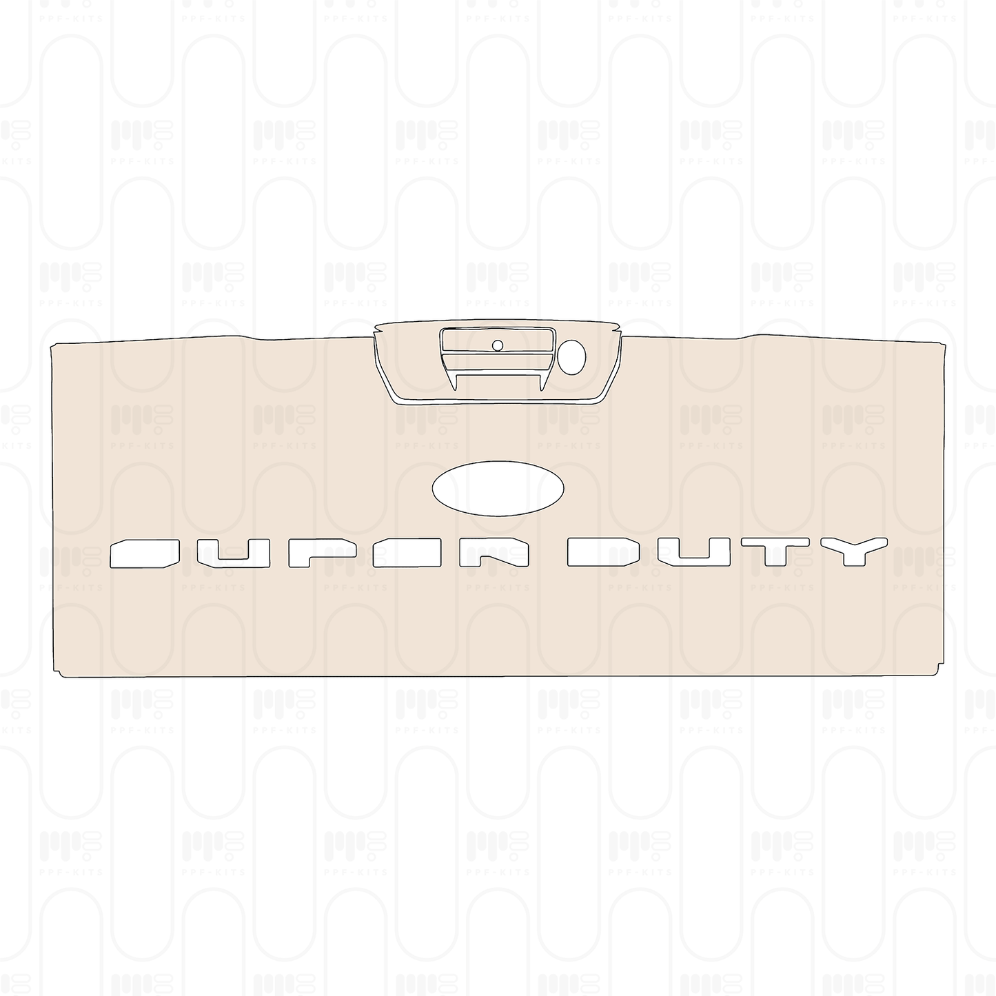 Voorgesneden PPF Ford Super Duty F-250 Crew Cab Lariat 2025