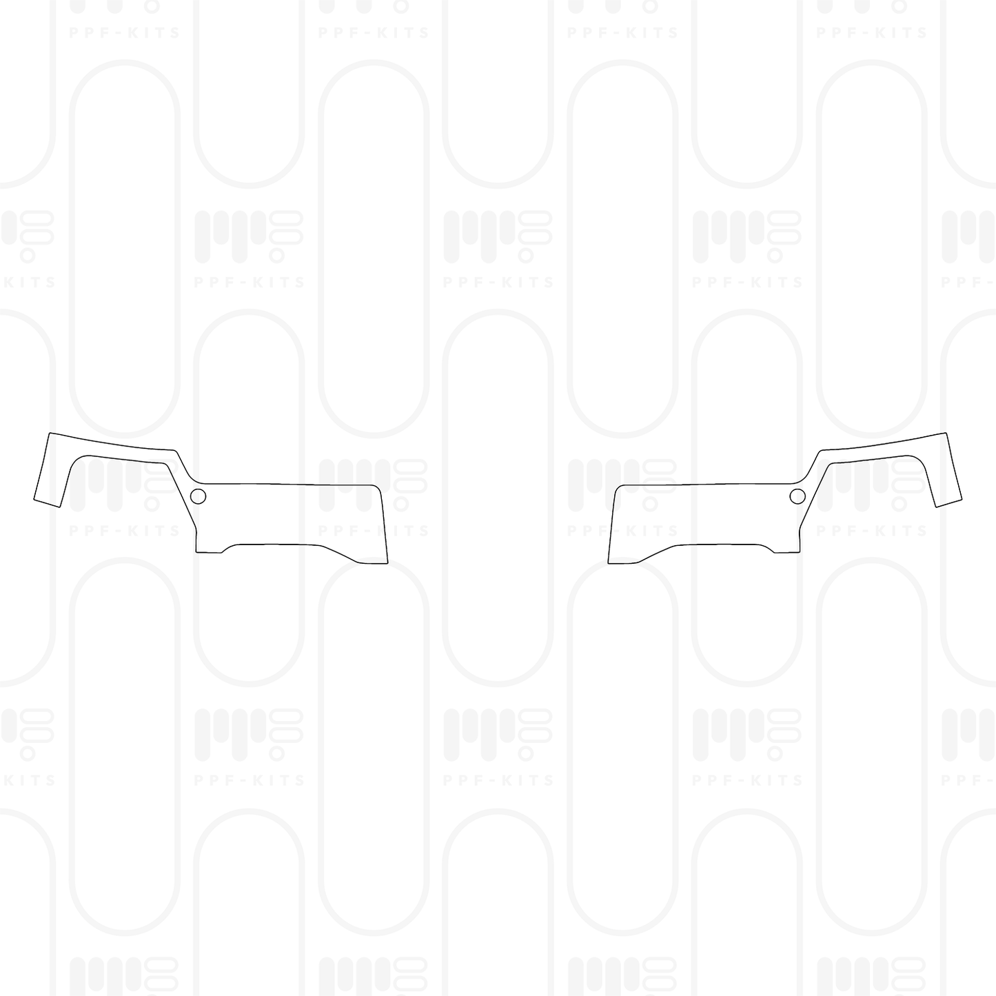 Voorgesneden PPF Ford Super Duty F-250 Crew Cab XLT 2025