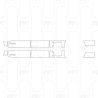 Voorgesneden PPF Ford Super Duty F-250 Crew Cab XLT 2025