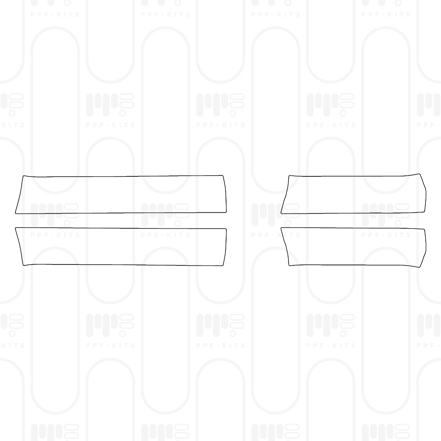 Voorgesneden PPF Ford Super Duty F-250 Crew Cab XLT 2025