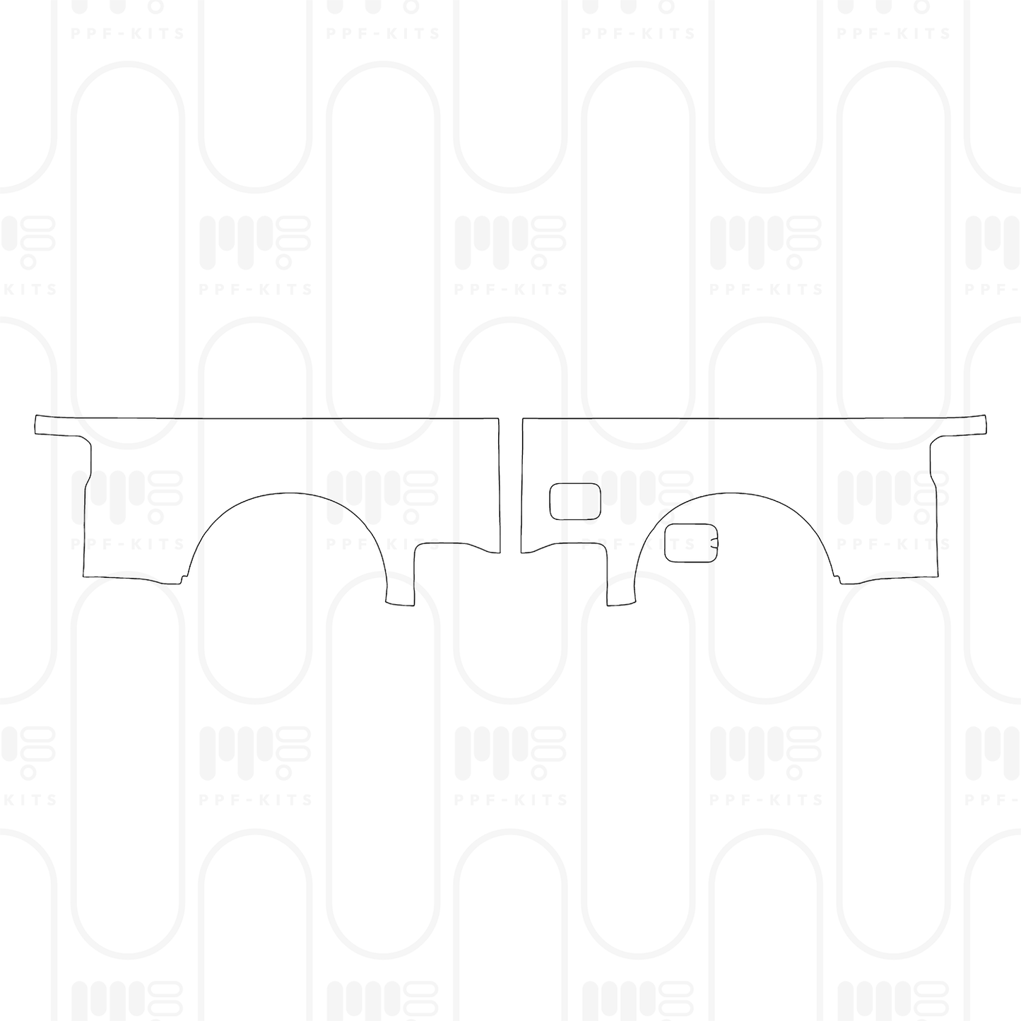 Voorgesneden PPF Ford Super Duty F-250 Crew Cab XLT 2025