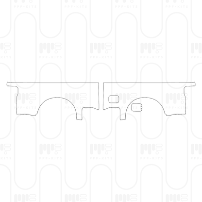 Voorgesneden PPF Ford Super Duty F-250 Crew Cab XLT 2025