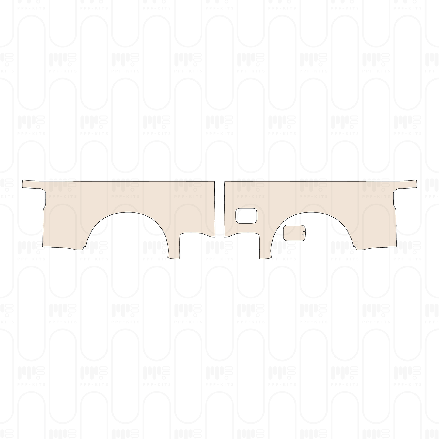 Voorgesneden PPF Ford Super Duty F-250 Crew Cab XLT 2025