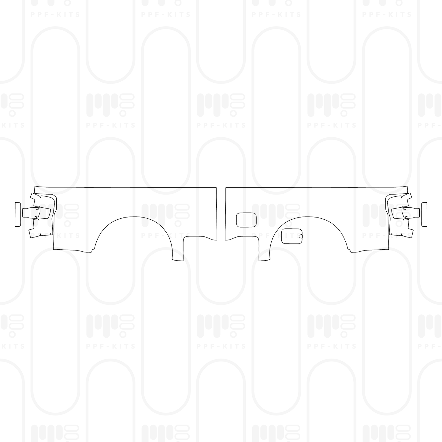 Voorgesneden PPF Ford Super Duty F-250 Crew Cab Lariat 2025