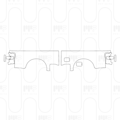 Voorgesneden PPF Ford Super Duty F-250 Crew Cab Lariat 2025