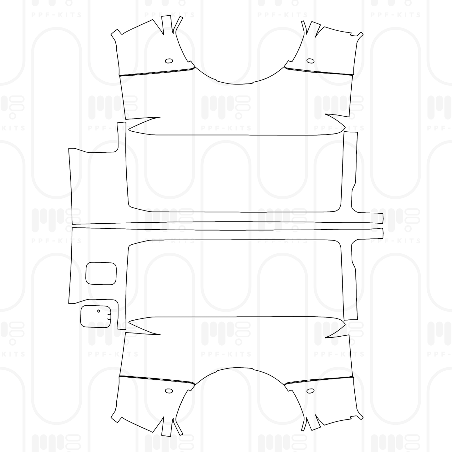 Voorgesneden PPF Ford Super Duty F-450 Lariat 2025