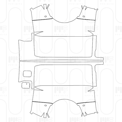 Voorgesneden PPF Ford Super Duty F-450 Lariat 2025