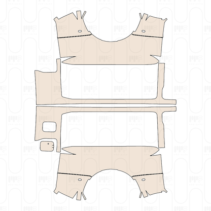 Voorgesneden PPF Ford Super Duty F-450 XL 2025