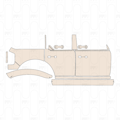 Voorgesneden PPF Ford Bronco 4 Door Badlands 2025