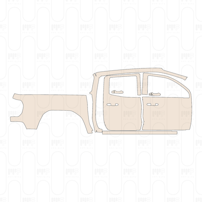 Voorgesneden PPF GMC Canyon AT4X 2026