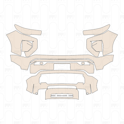 Voorgesneden PPF GMC Canyon AT4X 2026