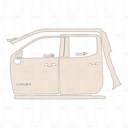 Voorgesneden PPF GMC Sierra 1500 Crew Cab AT4X 2026