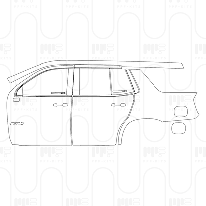 Voorgesneden PPF GMC Yukon AT4 2025